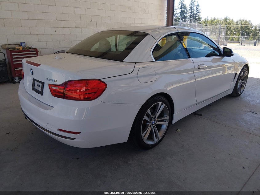2014 BMW VIN WBA3V7C57EJ873189 IAAI salvage auction — WATER/FLOOD, Wait Title, sold $3,450 on 2026-08-07 (photo 4)