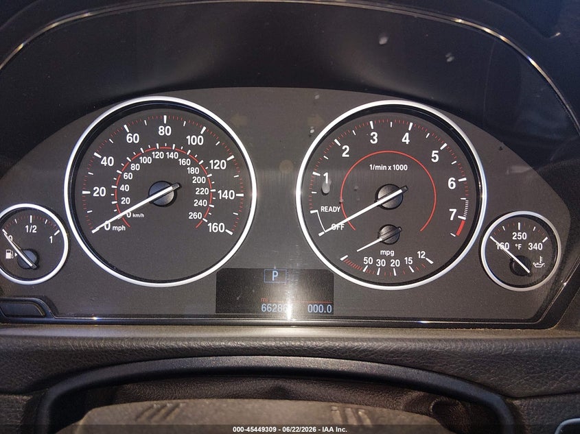2014 BMW VIN WBA3V7C57EJ873189 IAAI salvage auction — WATER/FLOOD, Wait Title, sold $3,450 on 2026-08-07 (photo 7)