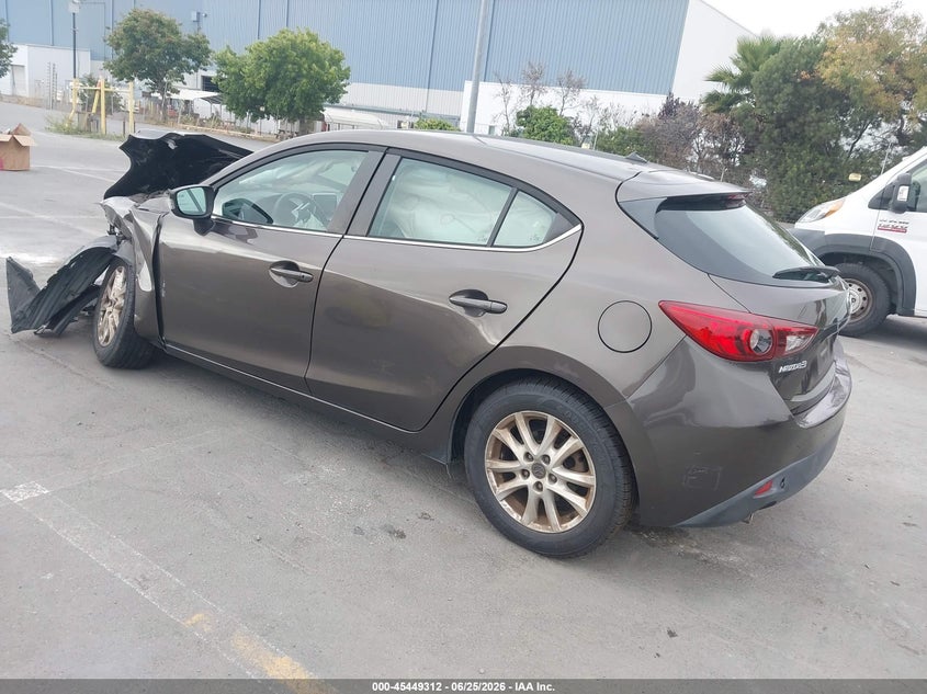 2016 Mazda 3 VIN 3MZBM1K7XGM239718 IAAI salvage auction — NORMAL WEAR, Salvage Title, sold $375 on 2026-08-01 (photo 3)