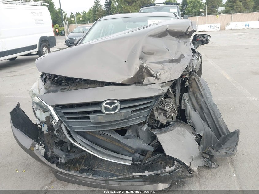 2016 Mazda 3 VIN 3MZBM1K7XGM239718 IAAI salvage auction — NORMAL WEAR, Salvage Title, sold $375 on 2026-08-01 (photo 6)
