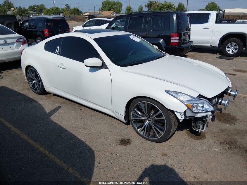 2009 Infiniti G37 VIN JNKCV64F59M650172 IAAI salvage auction — FRONT END, Salvage (Colorado), sold $825 on 2026-07-28 (photo 1)