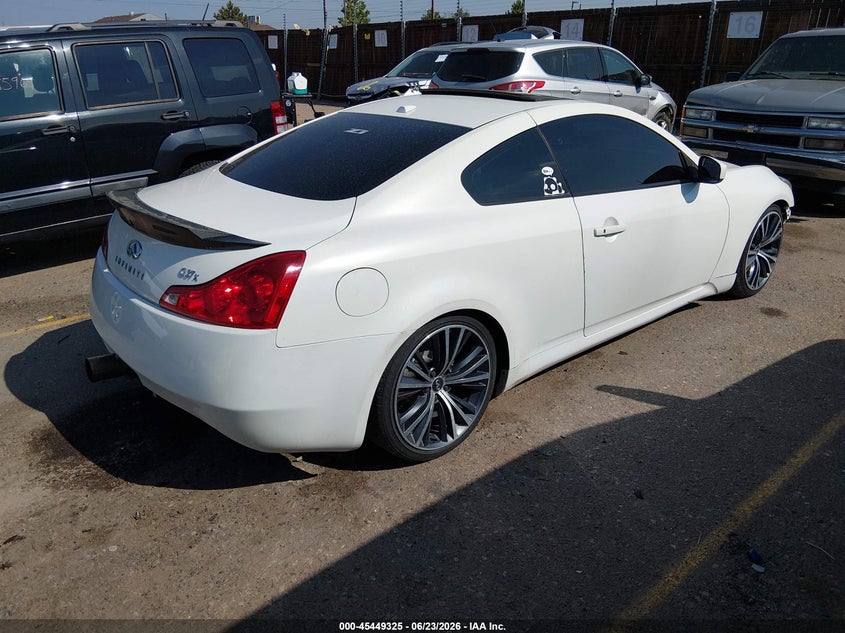 2009 Infiniti G37 VIN JNKCV64F59M650172 IAAI salvage auction — FRONT END, Salvage (Colorado), sold $825 on 2026-07-28 (photo 4)