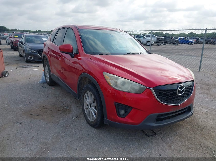 2015 Mazda Cx-5 VIN JM3KE2CY4F0436681 IAAI salvage auction — LEFT SIDE, Salvage Title, sold $1,500 on 2026-07-21 (photo 1)