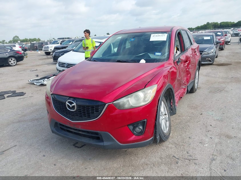 2015 Mazda Cx-5 VIN JM3KE2CY4F0436681 IAAI salvage auction — LEFT SIDE, Salvage Title, sold $1,500 on 2026-07-21 (photo 2)