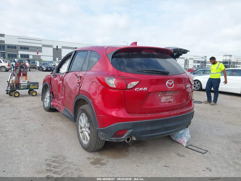 2015 Mazda Cx-5 VIN JM3KE2CY4F0436681 IAAI salvage auction — LEFT SIDE, Salvage Title, sold $1,500 on 2026-07-21 (photo 3)