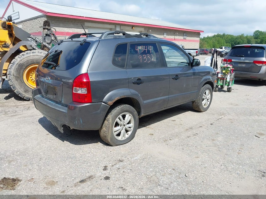 2009 Hyundai Tucson VIN KM8JM12BX9U969593 IAAI salvage auction — NORMAL WEAR, Original (Maine), sold $775 on 2026-07-06 (photo 4)