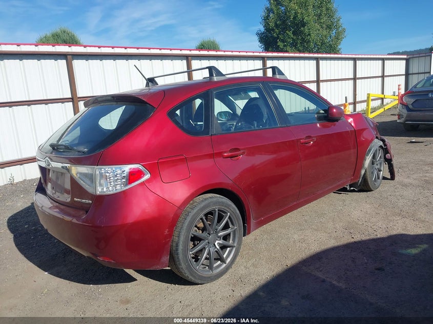 2010 Subaru Impreza VIN JF1GH6A63AH822572 IAAI salvage auction — RIGHT REAR, Bill Of Sale (Washington), sold $325 on 2026-07-28 (photo 4)