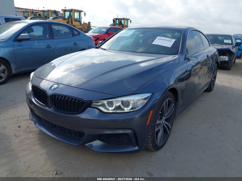 2016 BMW 4er VIN WBA3R1C51GK529369 IAAI salvage auction — SIDE, Salvage Title, sold $11,900 on 2026-08-25 (photo 2)