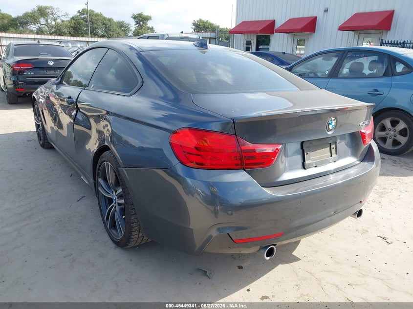 2016 BMW 4er VIN WBA3R1C51GK529369 IAAI salvage auction — SIDE, Salvage Title, sold $11,900 on 2026-08-25 (photo 3)