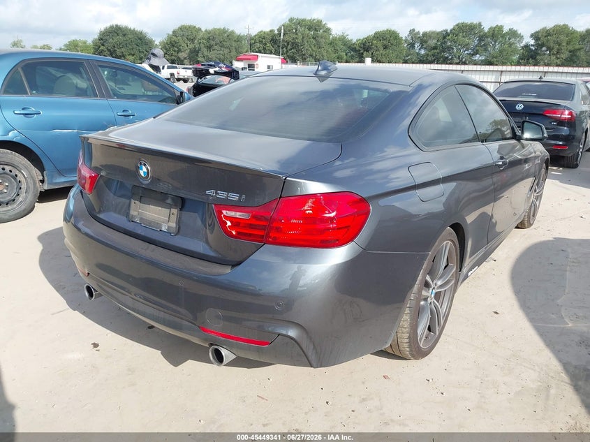 2016 BMW 4er VIN WBA3R1C51GK529369 IAAI salvage auction — SIDE, Salvage Title, sold $11,900 on 2026-08-25 (photo 4)