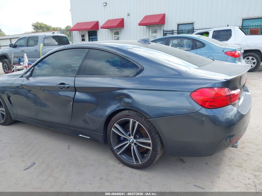 2016 BMW 4er VIN WBA3R1C51GK529369 IAAI salvage auction — SIDE, Salvage Title, sold $11,900 on 2026-08-25 (photo 6)