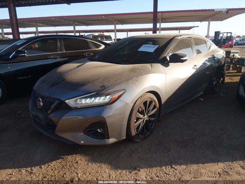 2021 Nissan Maxima VIN 1N4AA6EV6MC514731 IAAI salvage auction — REAR END, Salvage Title, sold $7,400 on 2026-08-18 (photo 2)