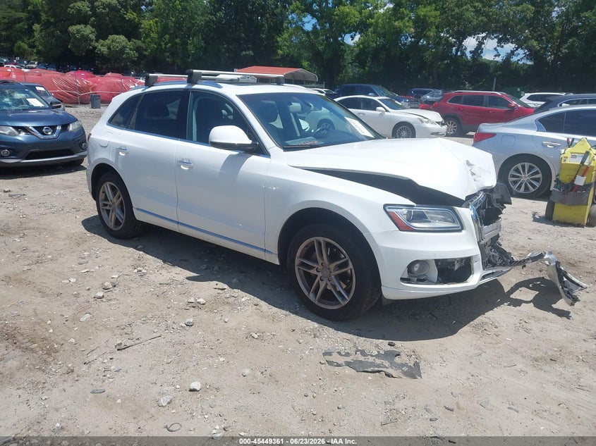 2017 Audi Q5 VIN WA1L2AFP9HA013704 IAAI salvage auction — FRONT END, Salvage Title, sold $3,050 on 2026-07-31 (photo 1)