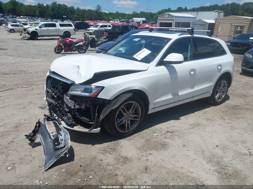 2017 Audi Q5 VIN WA1L2AFP9HA013704 IAAI salvage auction — FRONT END, Salvage Title, sold $3,050 on 2026-07-31 (photo 2)