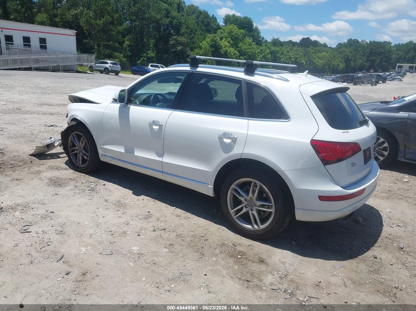2017 Audi Q5 VIN WA1L2AFP9HA013704 IAAI salvage auction — FRONT END, Salvage Title, sold $3,050 on 2026-07-31 (photo 3)
