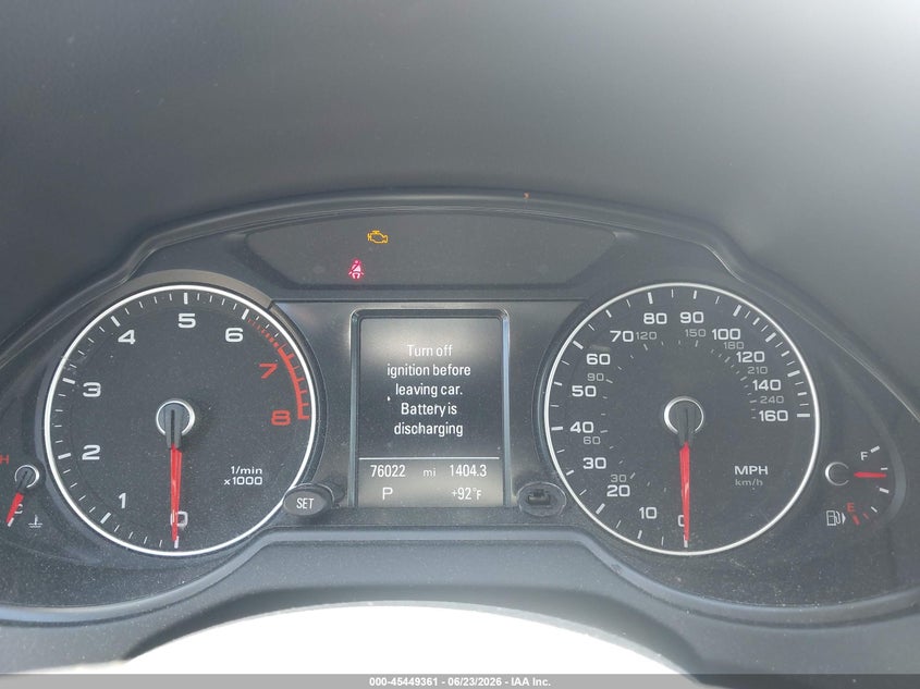 2017 Audi Q5 VIN WA1L2AFP9HA013704 IAAI salvage auction — FRONT END, Salvage Title, sold $3,050 on 2026-07-31 (photo 7)