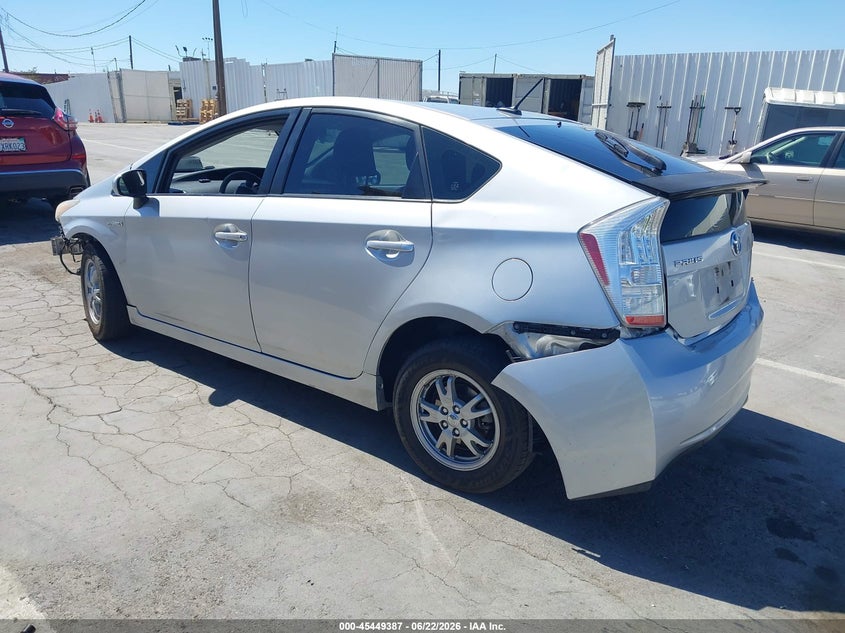 2011 Toyota Prius VIN JTDKN3DU4B0248845 IAAI salvage auction — FRONT & REAR, Salvage (California), sold $850 on 2026-07-08 (photo 3)
