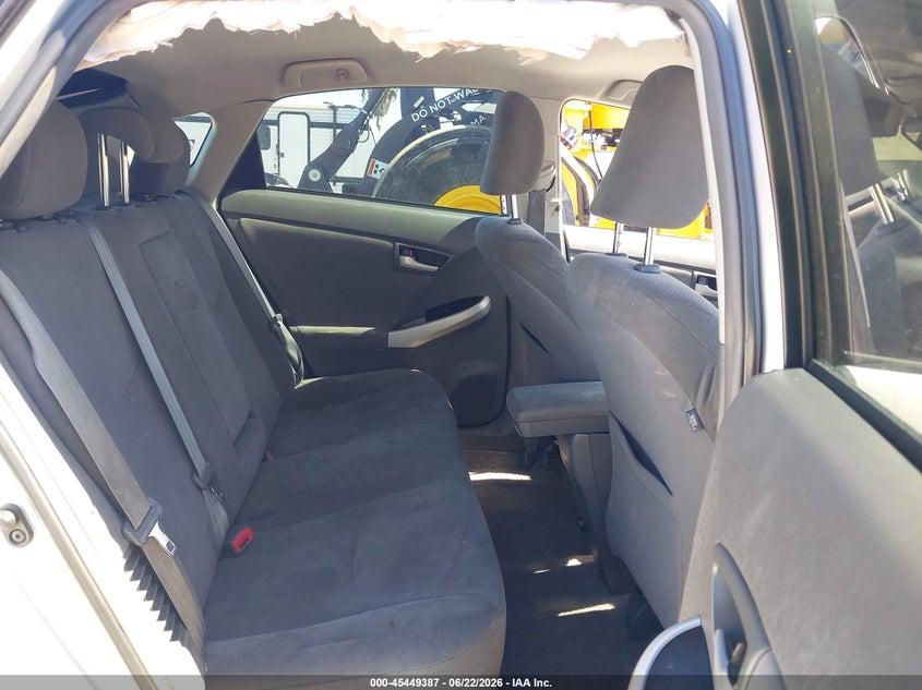 2011 Toyota Prius VIN JTDKN3DU4B0248845 IAAI salvage auction — FRONT & REAR, Salvage (California), sold $850 on 2026-07-08 (photo 8)