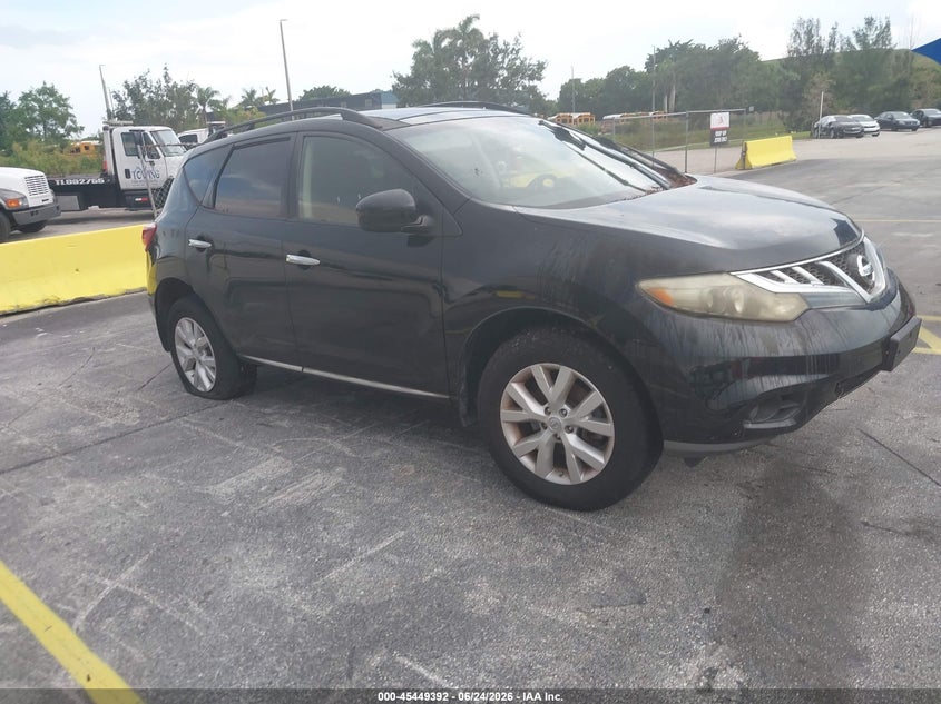 2014 Nissan Murano VIN JN8AZ1MU2EW405010 IAAI salvage auction — NORMAL WEAR, Clear (Montana), sold $375 on 2026-07-30 (photo 1)