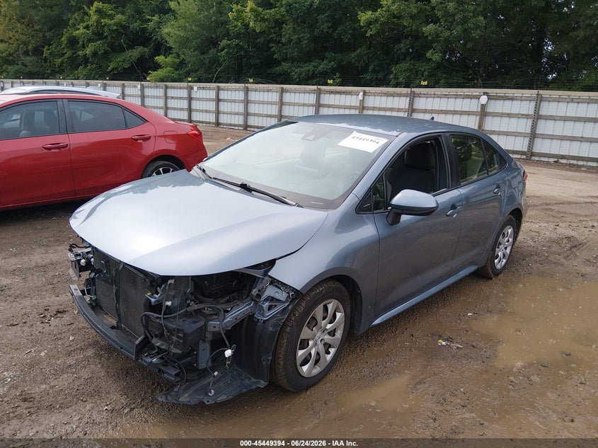 2020 Toyota Corolla VIN JTDEPRAE3LJ015610 IAAI salvage auction — FRONT END, Salvage Title, sold $3,250 on 2026-08-02 (photo 2)