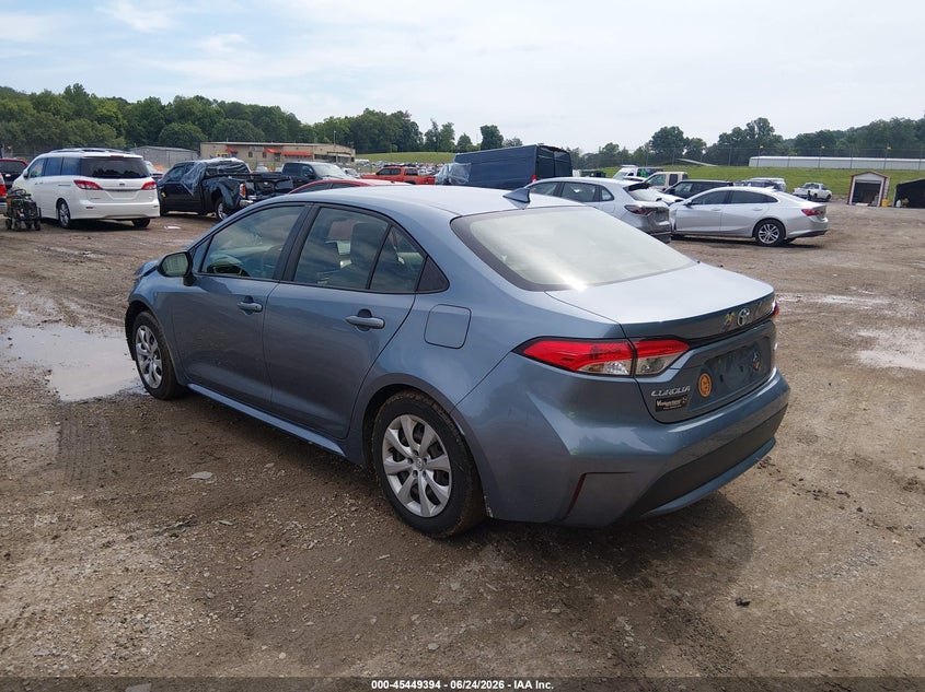 2020 Toyota Corolla VIN JTDEPRAE3LJ015610 IAAI salvage auction — FRONT END, Salvage Title, sold $3,250 on 2026-08-02 (photo 3)