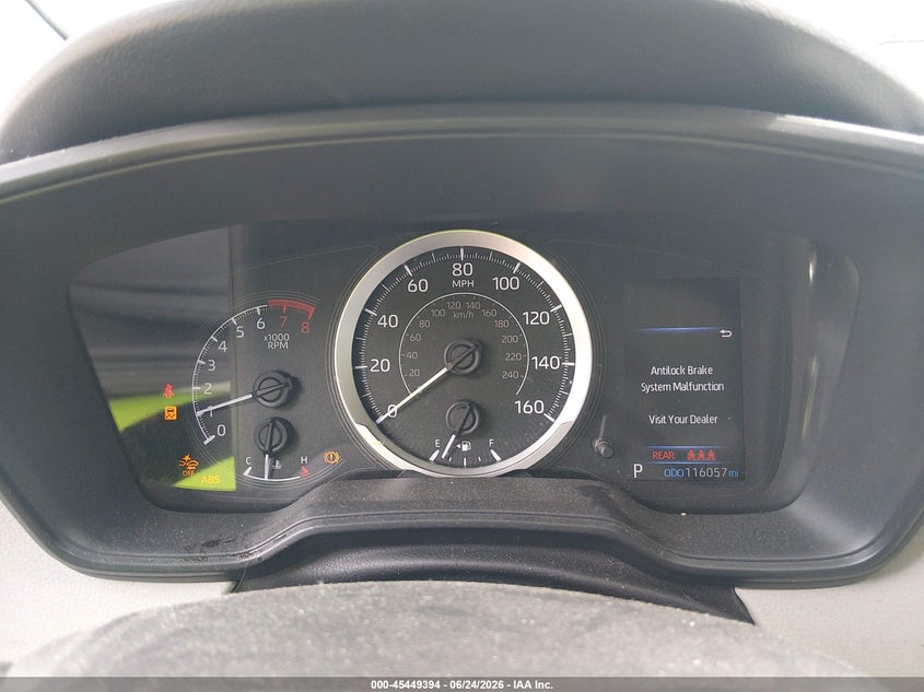2020 Toyota Corolla VIN JTDEPRAE3LJ015610 IAAI salvage auction — FRONT END, Salvage Title, sold $3,250 on 2026-08-02 (photo 7)