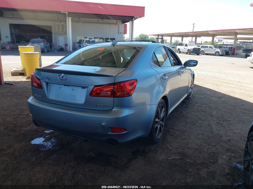 2008 Lexus Is 250 VIN JTHBK262685053855 IAAI salvage auction — NORMAL WEAR, Clear (Arizona), sold $25 on 2026-07-28 (photo 4)