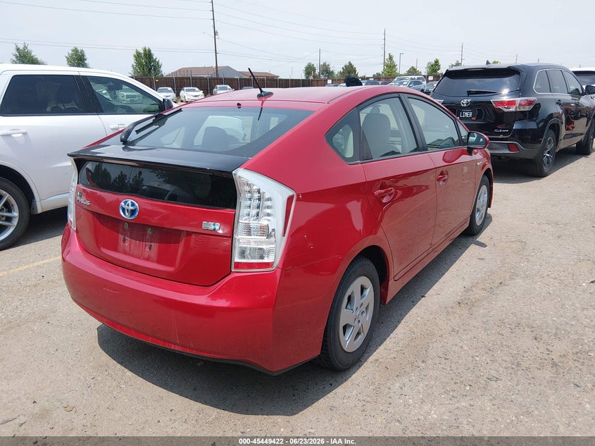 2010 Toyota Prius VIN JTDKN3DU0A0053923 IAAI salvage auction — NORMAL WEAR, Clear (Colorado), sold $2,325 on 2026-07-07 (photo 4)