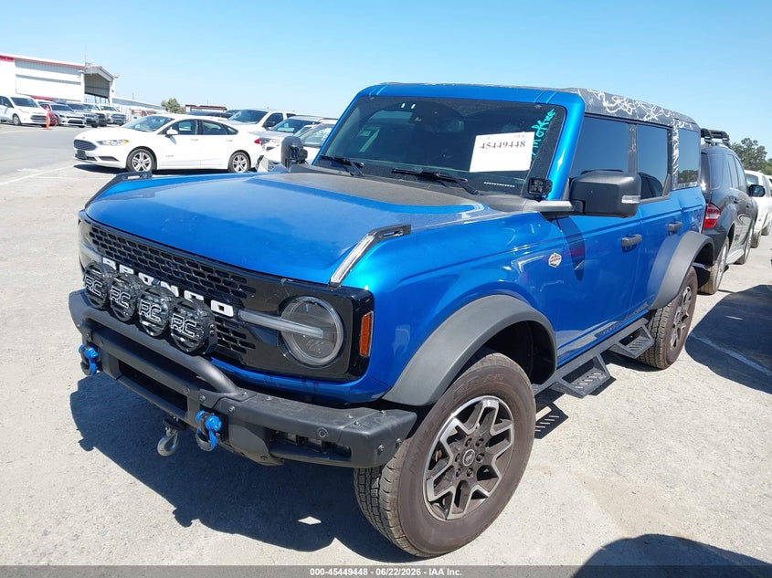 2024 Ford Bronco VIN 1FMEE2BP2RLA43601 IAAI salvage auction — LEFT & RIGHT, Salvage (Maryland), sold $14,275 on 2026-07-09 (photo 2)