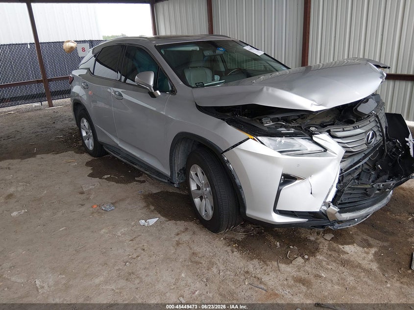 2016 Lexus Rx VIN 2T2ZZMCA9GC027735 IAAI salvage auction — FRONT END, Salvage (Texas), sold $8,100 on 2026-07-28 (photo 1)