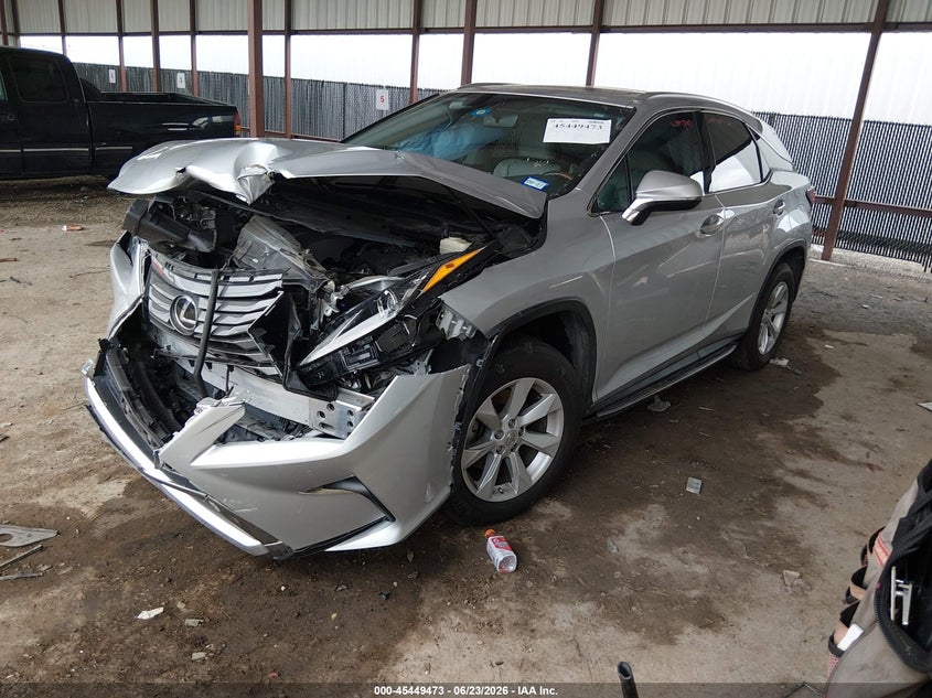 2016 Lexus Rx VIN 2T2ZZMCA9GC027735 IAAI salvage auction — FRONT END, Salvage (Texas), sold $8,100 on 2026-07-28 (photo 2)