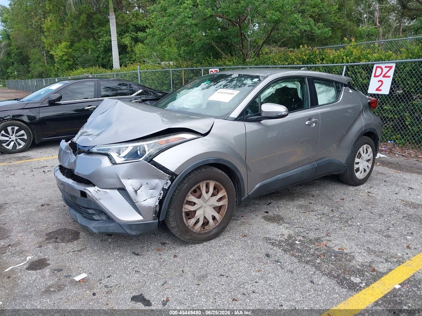 2019 Toyota C-hr VIN NMTKHMBX7KR077756 IAAI salvage auction — FRONT END, Salvage Title, sold $3,775 on 2026-07-13 (photo 2)