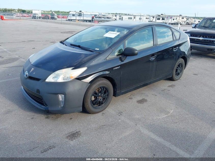 2013 Toyota Prius VIN JTDKN3DU8D1732837 IAAI salvage auction — SIDE, Salvage Title, sold $525 on 2026-07-30 (photo 2)