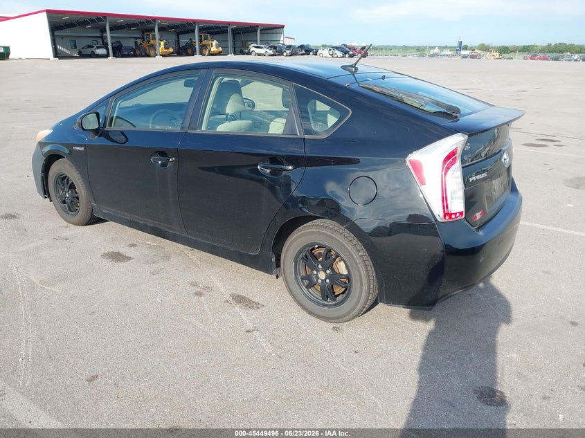 2013 Toyota Prius VIN JTDKN3DU8D1732837 IAAI salvage auction — SIDE, Salvage Title, sold $525 on 2026-07-30 (photo 3)