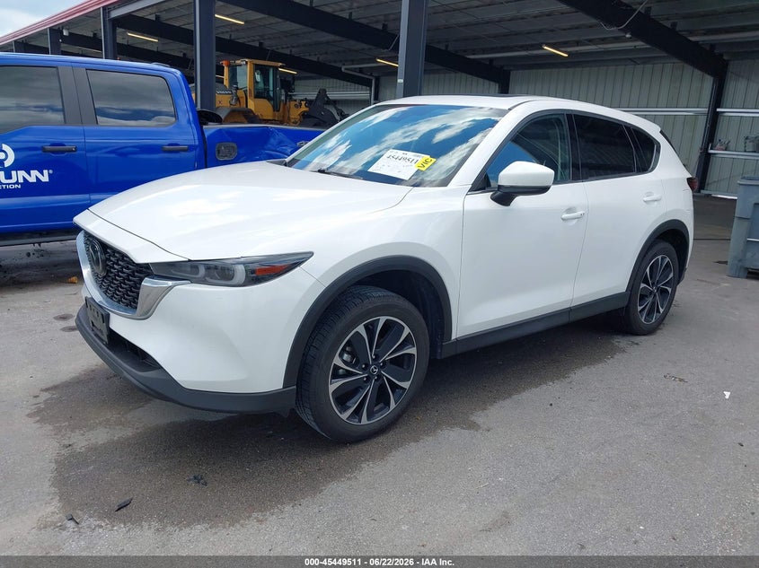 2022 Mazda Cx-5 VIN JM3KFBDM9N1588361 IAAI salvage auction — RIGHT FRONT, Salvage (Nebraska), sold $8,200 on 2026-07-30 (photo 2)