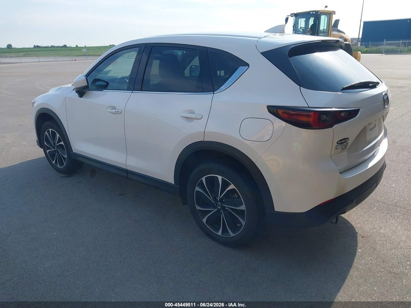 2022 Mazda Cx-5 VIN JM3KFBDM9N1588361 IAAI salvage auction — RIGHT FRONT, Salvage (Nebraska), sold $8,200 on 2026-07-30 (photo 3)