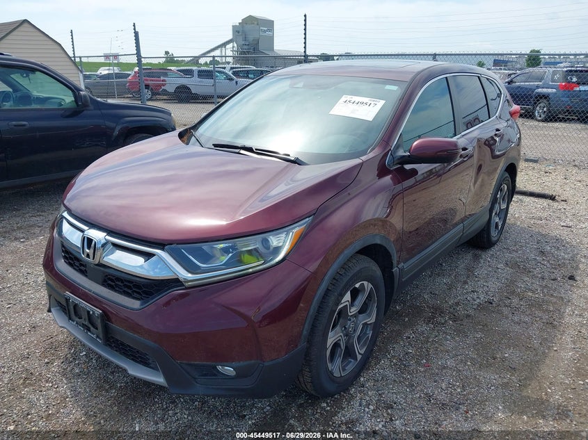 2018 Honda Cr-v VIN 7FARW2H82JE103388 IAAI salvage auction — NORMAL WEAR, Clear (Illinois), sold $6,200 on 2026-07-08 (photo 2)