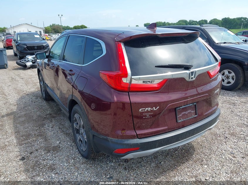 2018 Honda Cr-v VIN 7FARW2H82JE103388 IAAI salvage auction — NORMAL WEAR, Clear (Illinois), sold $6,200 on 2026-07-08 (photo 3)
