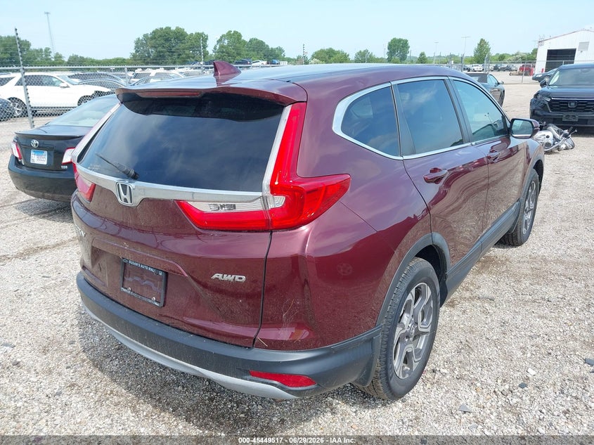 2018 Honda Cr-v VIN 7FARW2H82JE103388 IAAI salvage auction — NORMAL WEAR, Clear (Illinois), sold $6,200 on 2026-07-08 (photo 4)