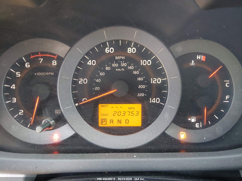 2009 Toyota Rav4 VIN JTMBF33V895008167 IAAI salvage auction — REAR END, Salvage (Nevada), sold $25 on 2026-07-24 (photo 7)