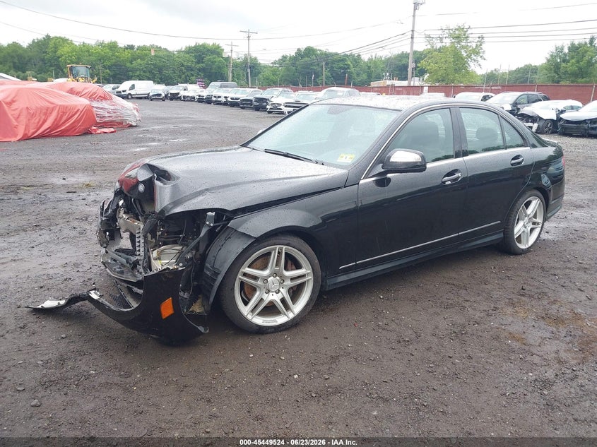 2009 Mercedes-benz C-klasse VIN WDDGF56X69R046591 IAAI salvage auction — FRONT END, Salvage (Idaho), sold $25 on 2026-07-22 (photo 2)
