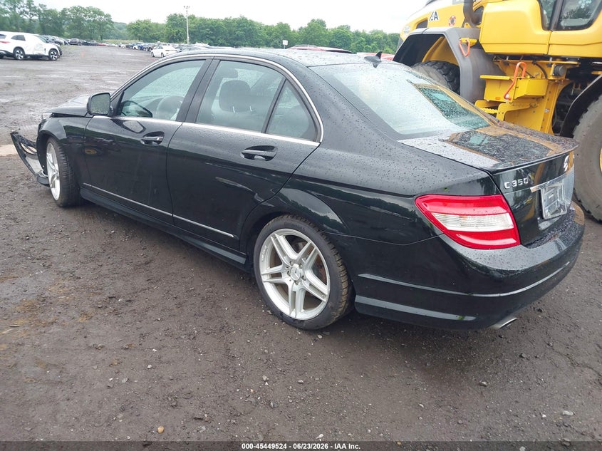 2009 Mercedes-benz C-klasse VIN WDDGF56X69R046591 IAAI salvage auction — FRONT END, Salvage (Idaho), sold $25 on 2026-07-22 (photo 3)