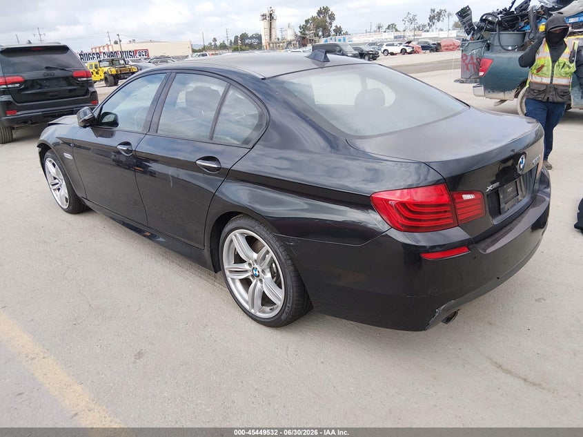2016 BMW 5er VIN WBA5B3C53GG253904 IAAI salvage auction — LEFT FRONT, Salvage Title, sold $7,550 on 2026-08-12 (photo 3)