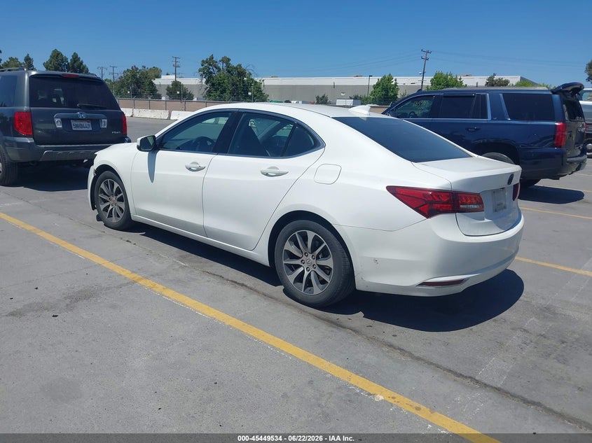 2016 Acura Tlx VIN 19UUB1F53GA006613 IAAI salvage auction — FRONT END, Salvage Title, sold $1,750 on 2026-07-19 (photo 3)