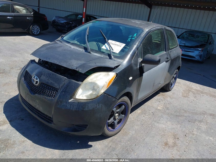 2008 Toyota Yaris VIN JTDJT923785164433 IAAI salvage auction — FRONT END, Salvage (California), sold $350 on 2026-07-23 (photo 2)