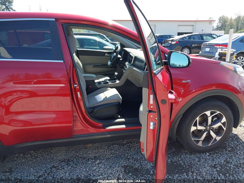 2020 Kia Sportage VIN KNDPMCAC8L7742607 IAAI salvage auction — REAR END, Bill Of Sale (Washington), sold $2,900 on 2026-07-29 (photo 5)