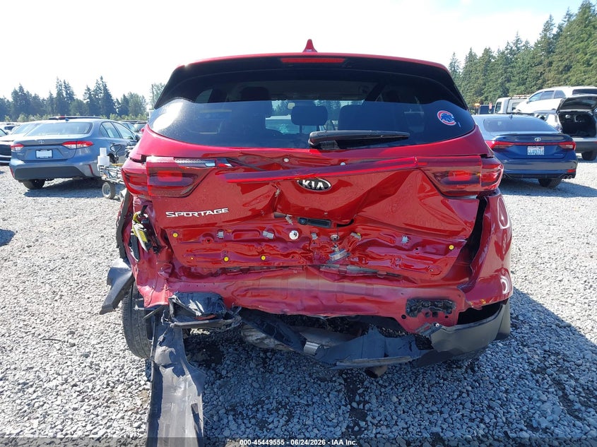 2020 Kia Sportage VIN KNDPMCAC8L7742607 IAAI salvage auction — REAR END, Bill Of Sale (Washington), sold $2,900 on 2026-07-29 (photo 6)