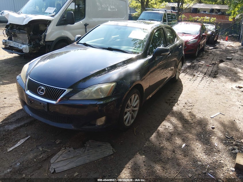 2010 Lexus Is 250 VIN JTHCF5C22A5037799 IAAI salvage auction — NORMAL WEAR, Clear (Virginia), sold $1,475 on 2026-07-09 (photo 2)