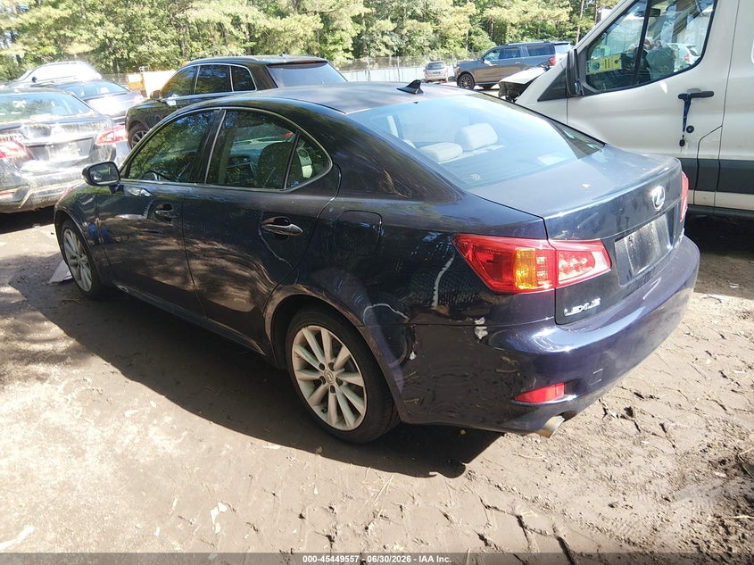 2010 Lexus Is 250 VIN JTHCF5C22A5037799 IAAI salvage auction — NORMAL WEAR, Clear (Virginia), sold $1,475 on 2026-07-09 (photo 3)