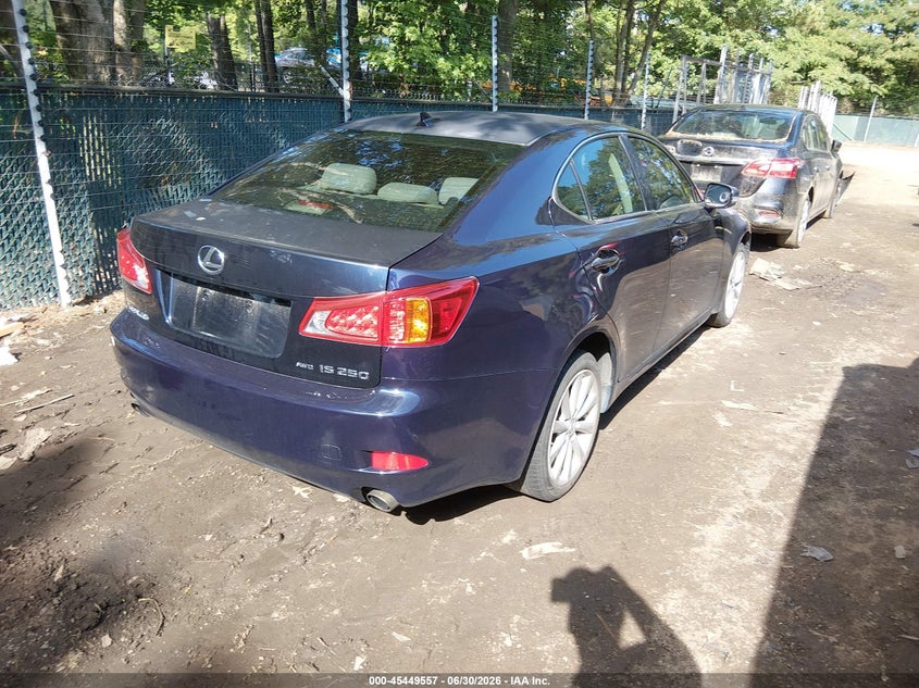 2010 Lexus Is 250 VIN JTHCF5C22A5037799 IAAI salvage auction — NORMAL WEAR, Clear (Virginia), sold $1,475 on 2026-07-09 (photo 4)